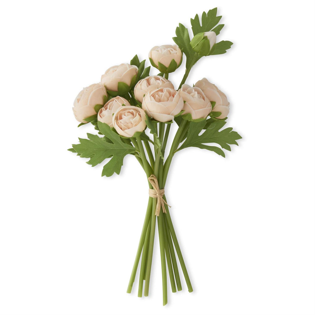 Light Peach Real Touch Ranunculus Bundle