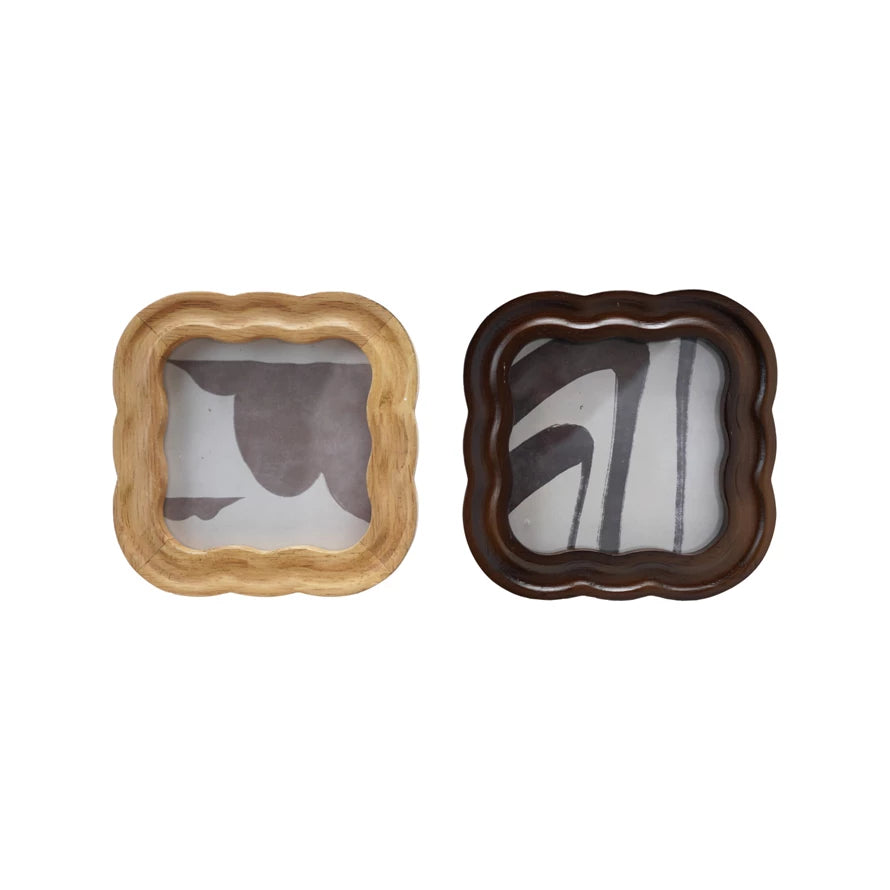 Scalloped Photo Frame, 2 Colors