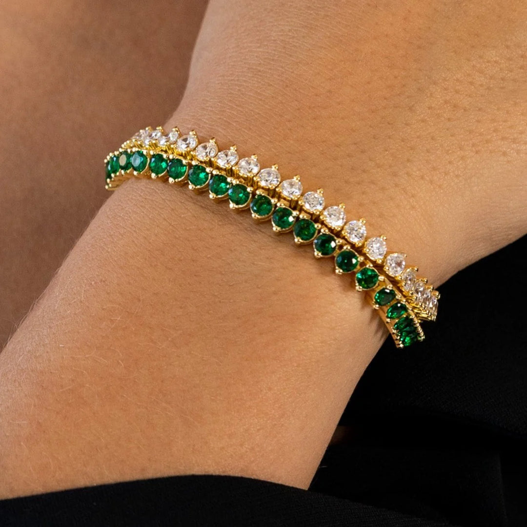 Emerald Tennis Bracelet - Emerald
