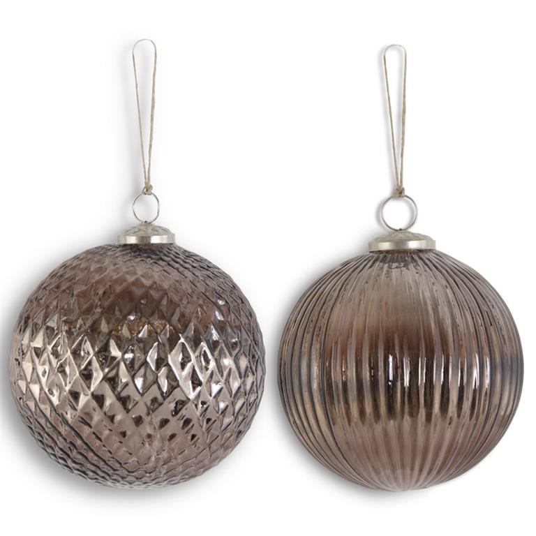 Copper Mercury Glass Ornaments