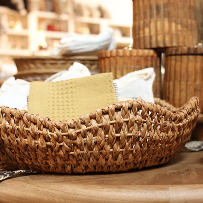 Decorative Braided Bankuan Bowls w/ Scalloped Edge