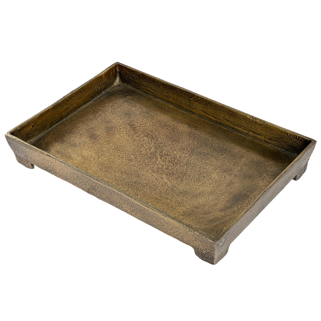 Bronze Footed Coffee Table Tray