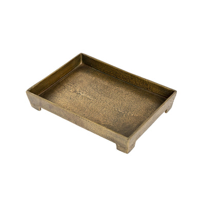 Bronze Footed Coffee Table Tray