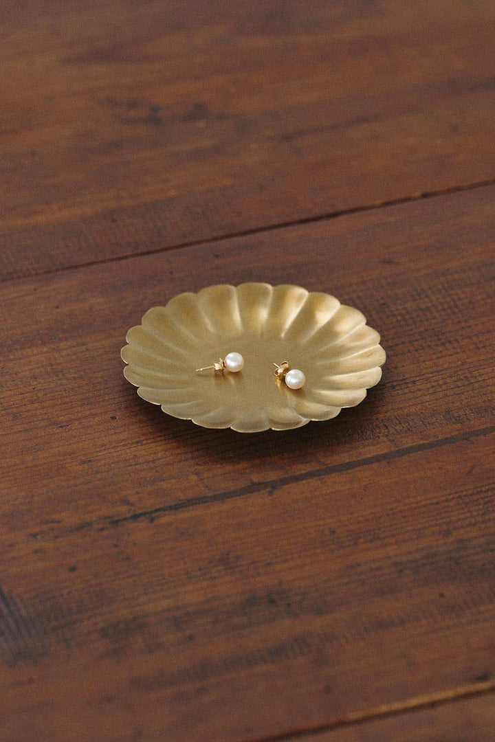 Brass Petal Tray