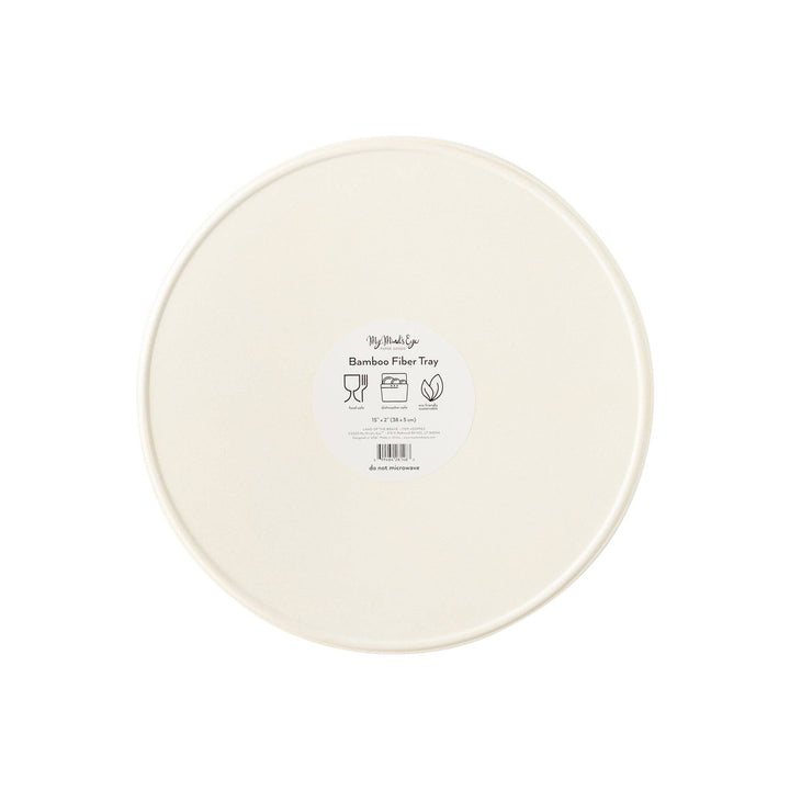 Land of the Brave Reusable Bamboo Round Serving Tray
