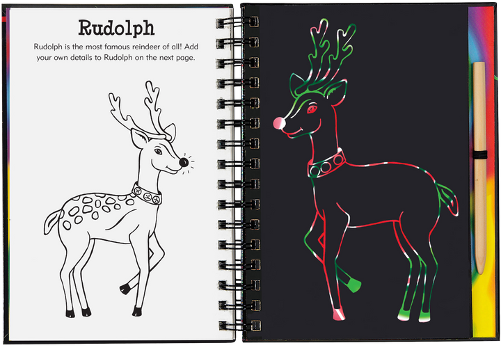 Merry Christmas Scratch and Sketch