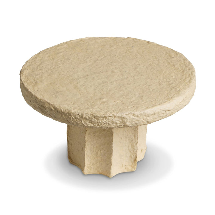 Sumba Pedestal - Natural Paper Mache
