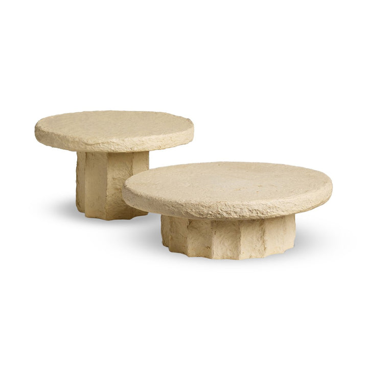 Sumba Pedestal - Natural Paper Mache