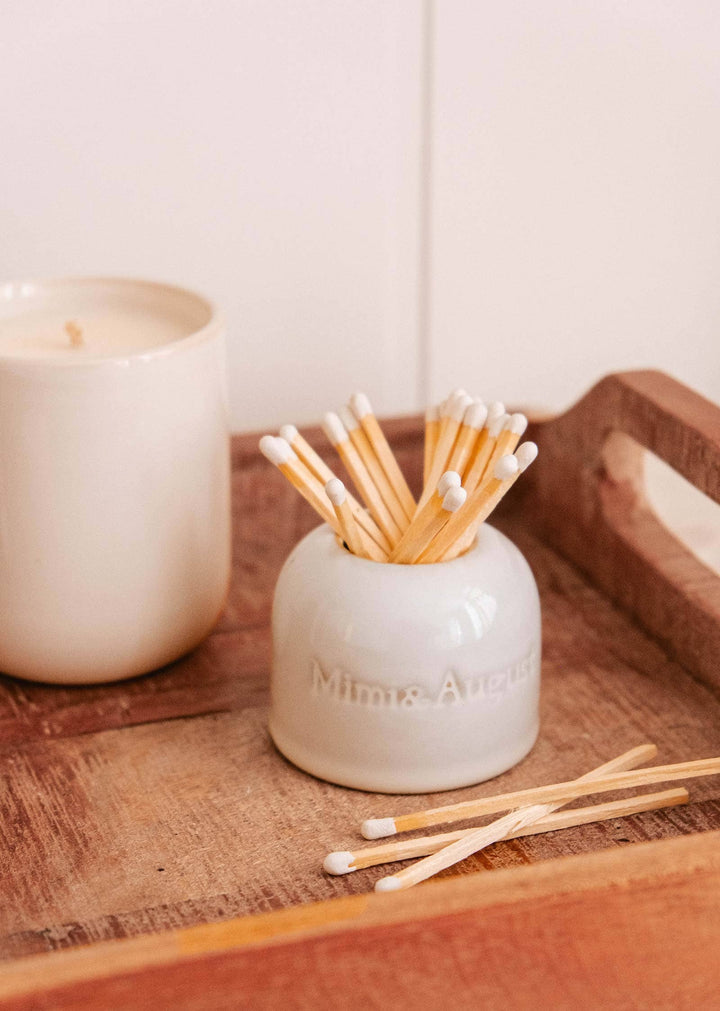 Ceramic Match Holder
