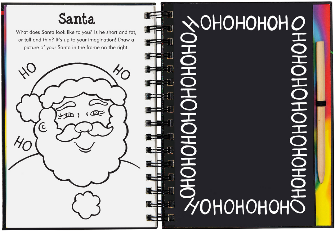 Merry Christmas Scratch and Sketch