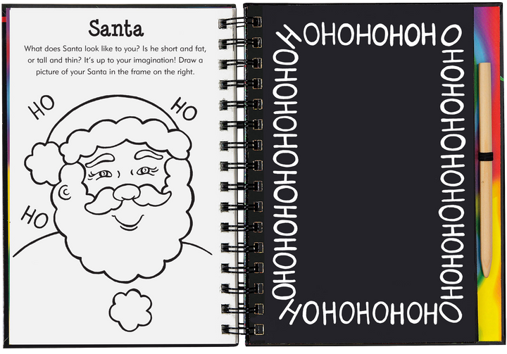 Merry Christmas Scratch and Sketch