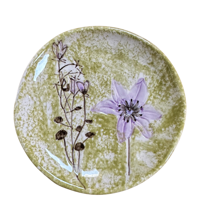 Glazed Small Plates w/ Florals