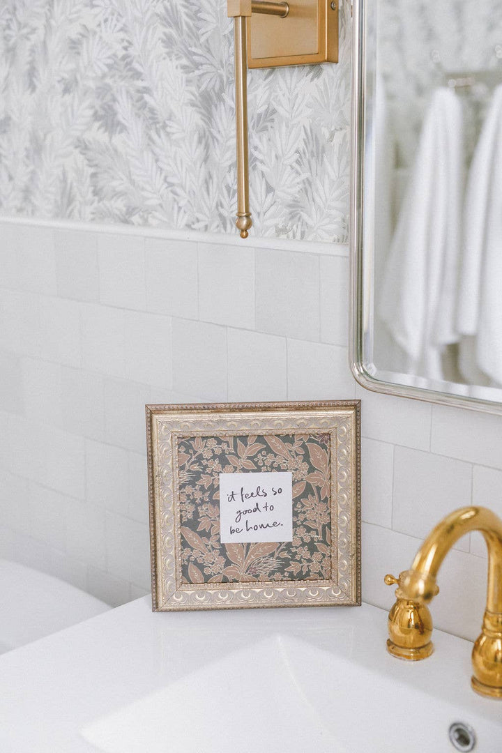 So Good To Be Home Framed Antique Art