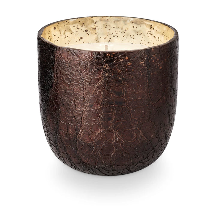 Midnight Pumpkin Large Boxed Crackle Glass Candle