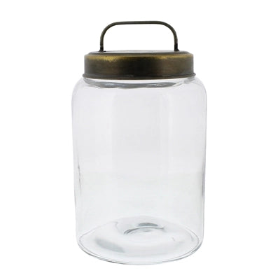 Canister with Metal Lid