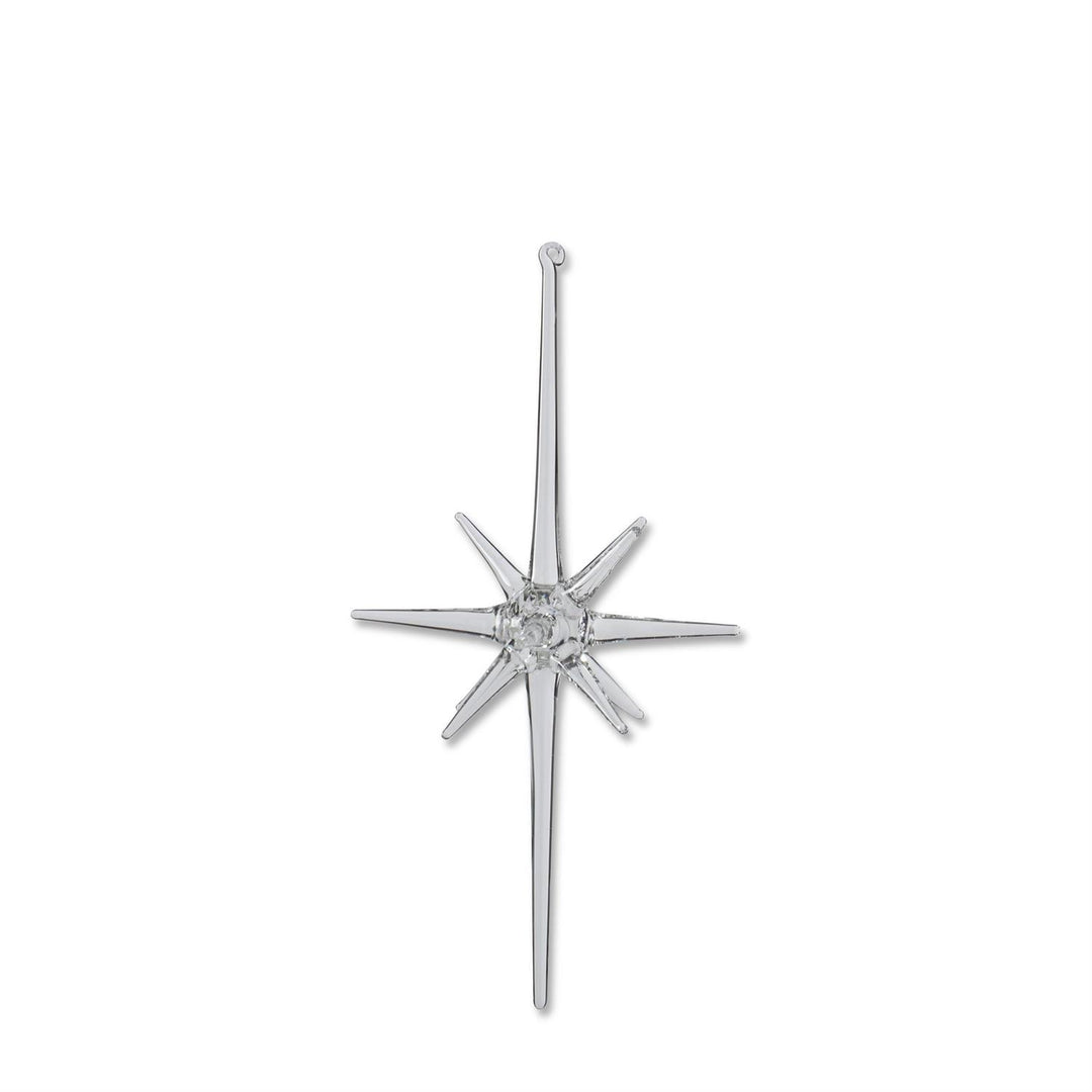 Clear Glass Starburst Ornament