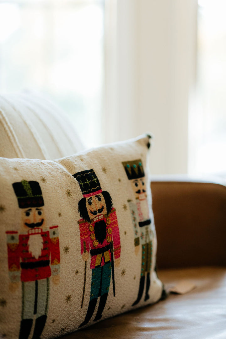 Lumbar Pillow w/ Nutcrackers