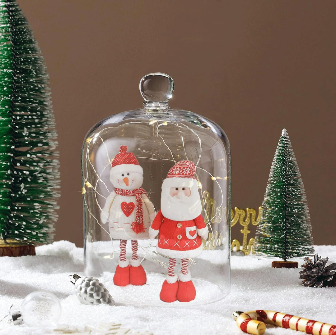 Thickened Glass Display Dome Cloche for Candle Cover