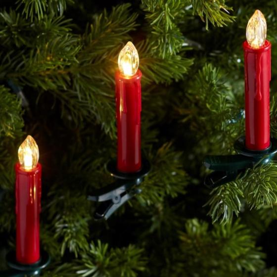 LED Tree Taper Candle