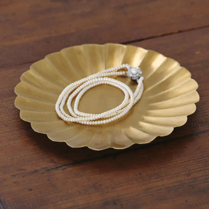 Brass Petal Tray
