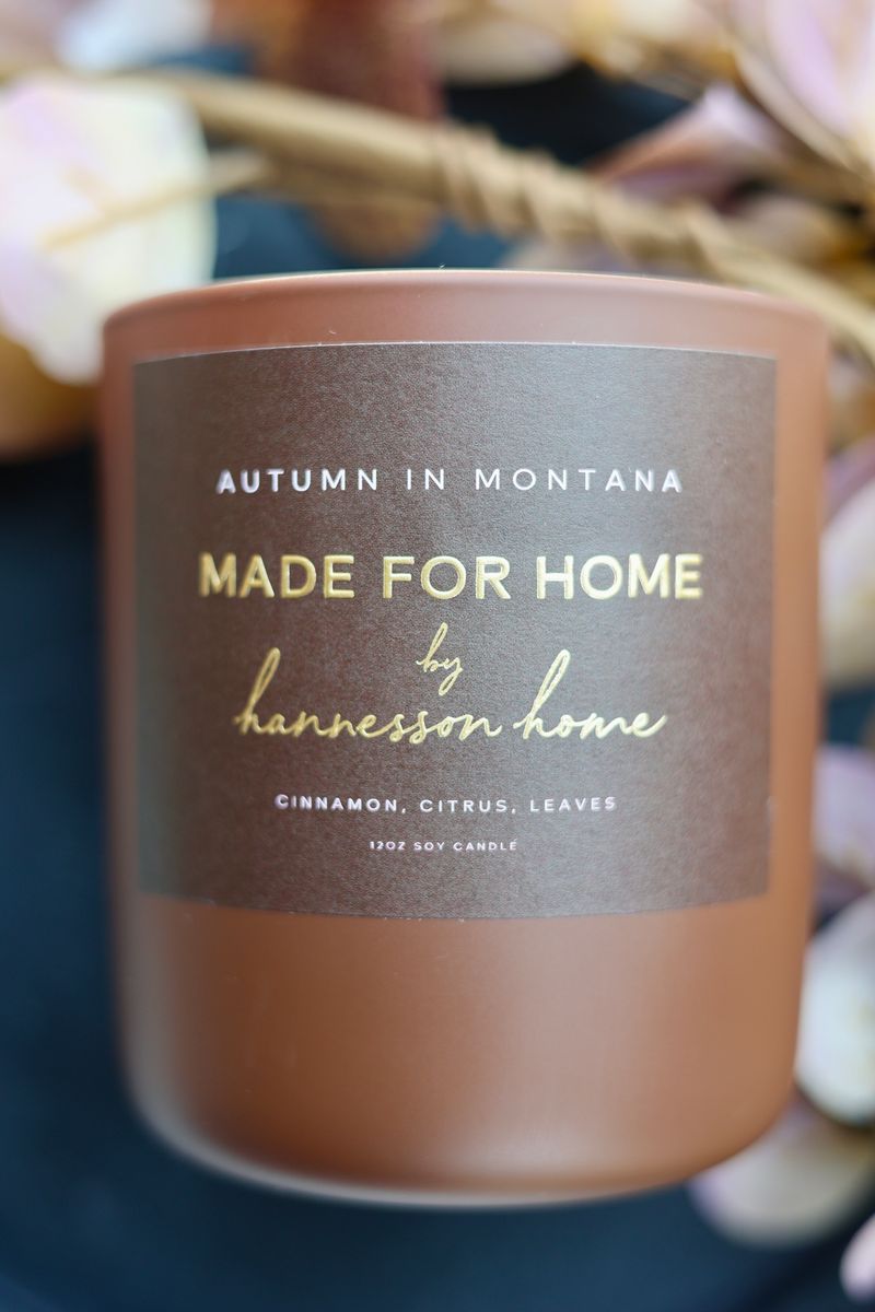 Autumn in Montana candle
