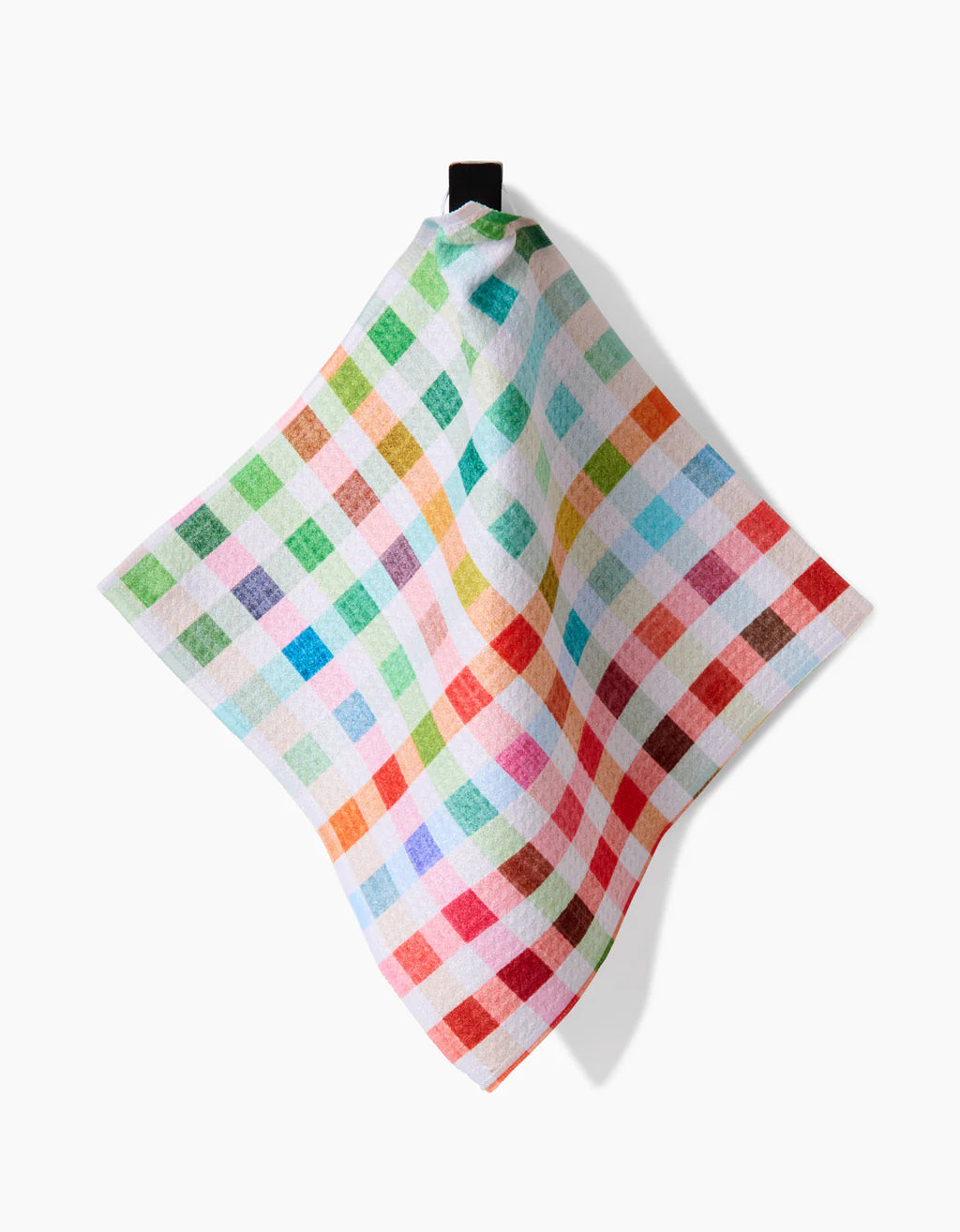 Woven Spring Plaid Dishcloth Set