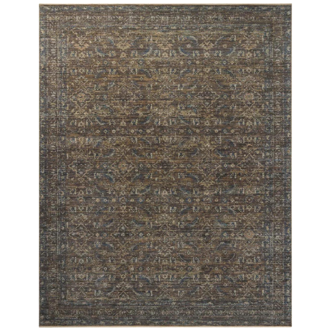 Heritage - HER-14 Lagoon / Tobacco Rug