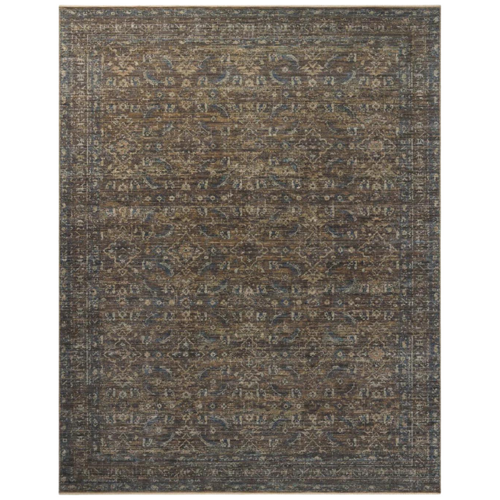 Heritage - HER-14 Lagoon / Tobacco Rug