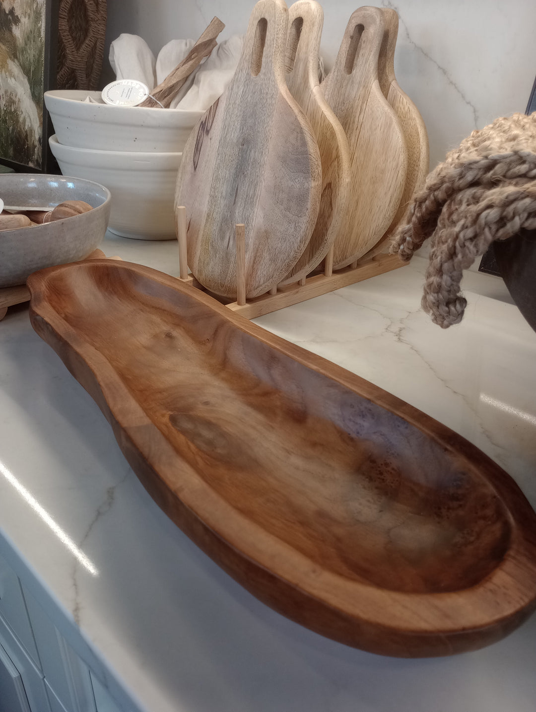 Decorative Teak Wood Bowl