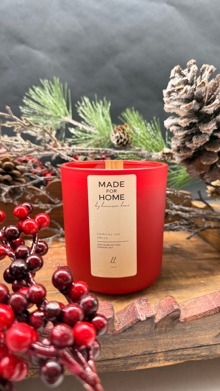 Made for Home Custom Christmas Candles