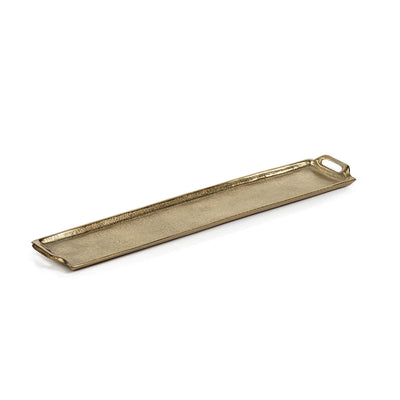 Rectangular Gold Aluminum Tray