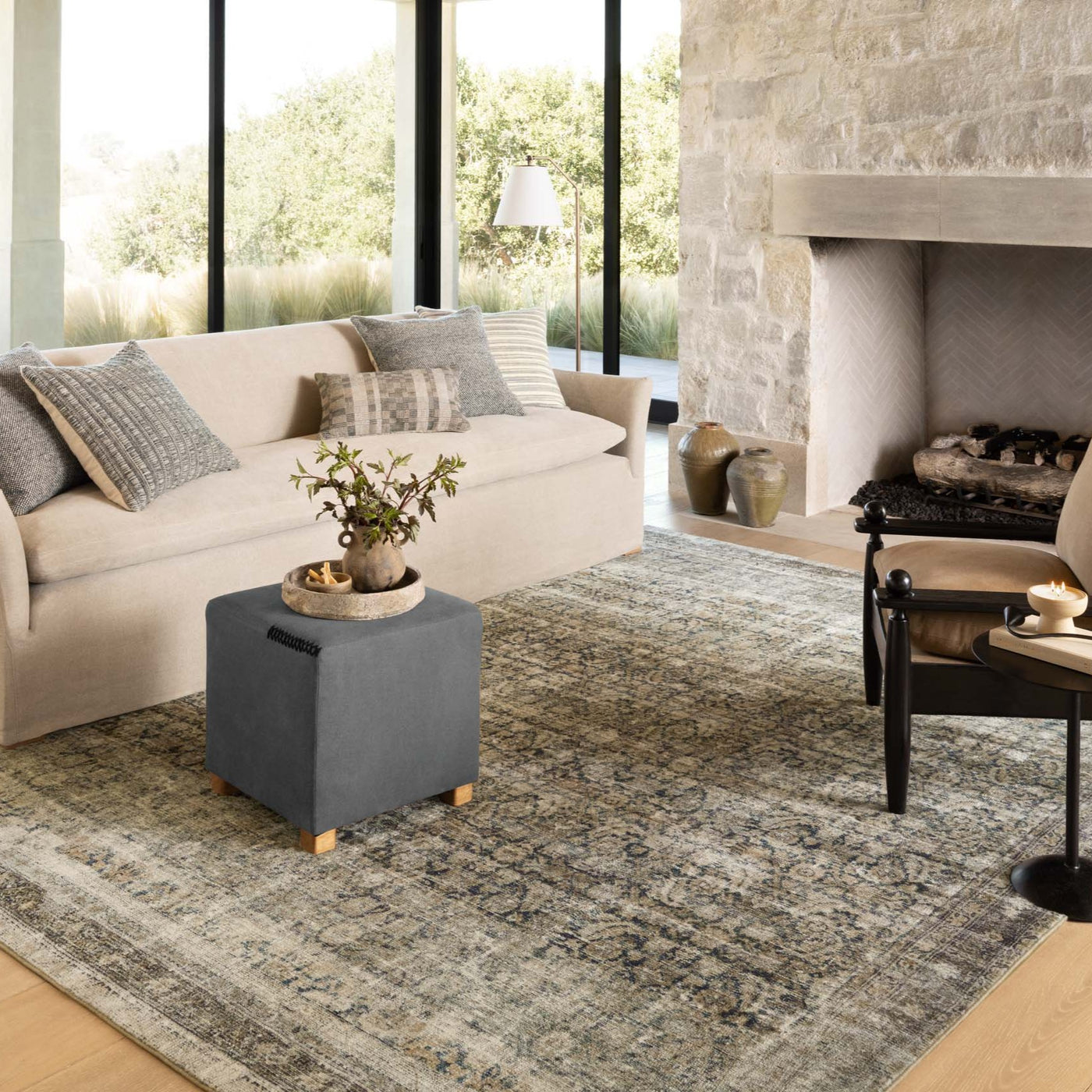 Sophia Navy / Sand Rug
