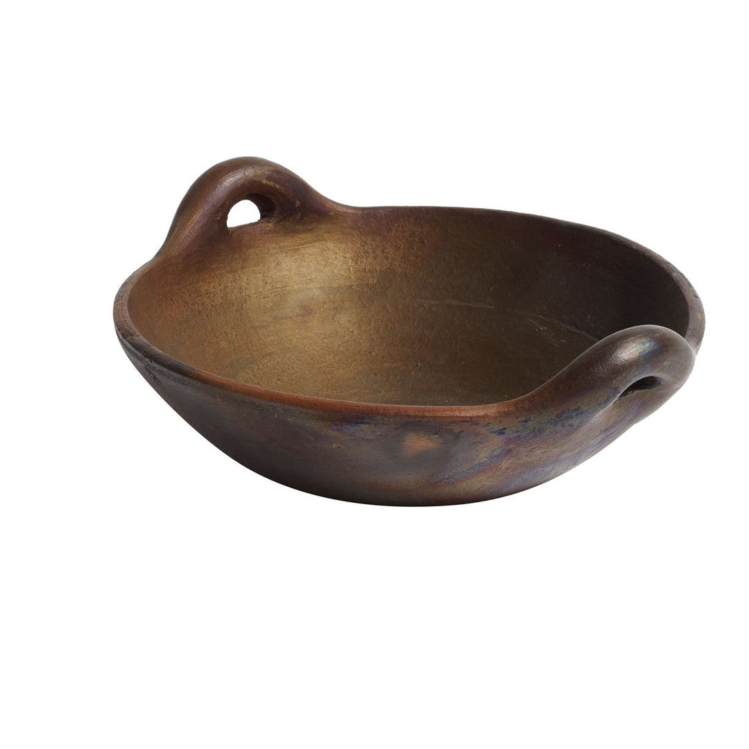 Brown Bowl w/ Handles