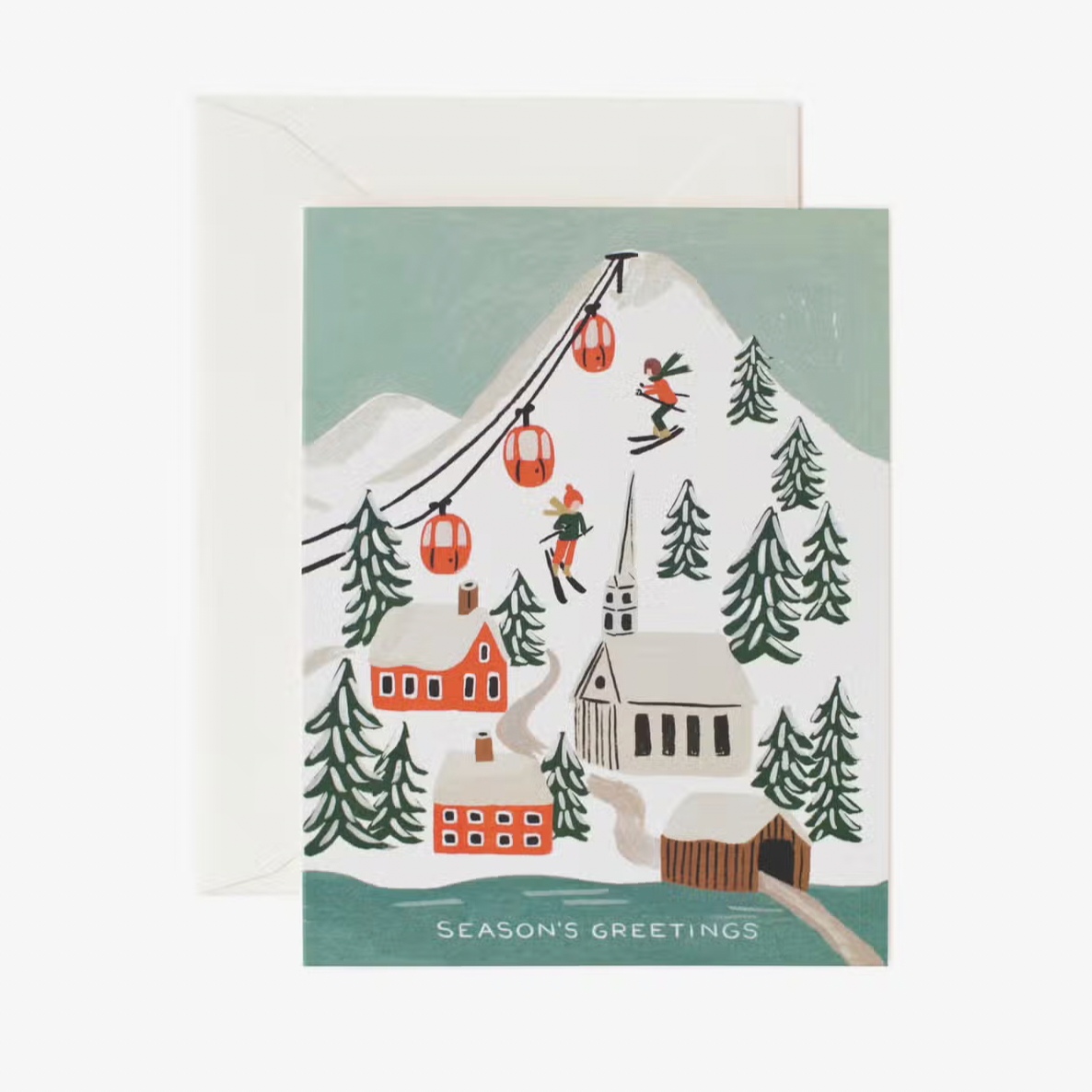 Boxed Set of Holiday Snow Scene Cards