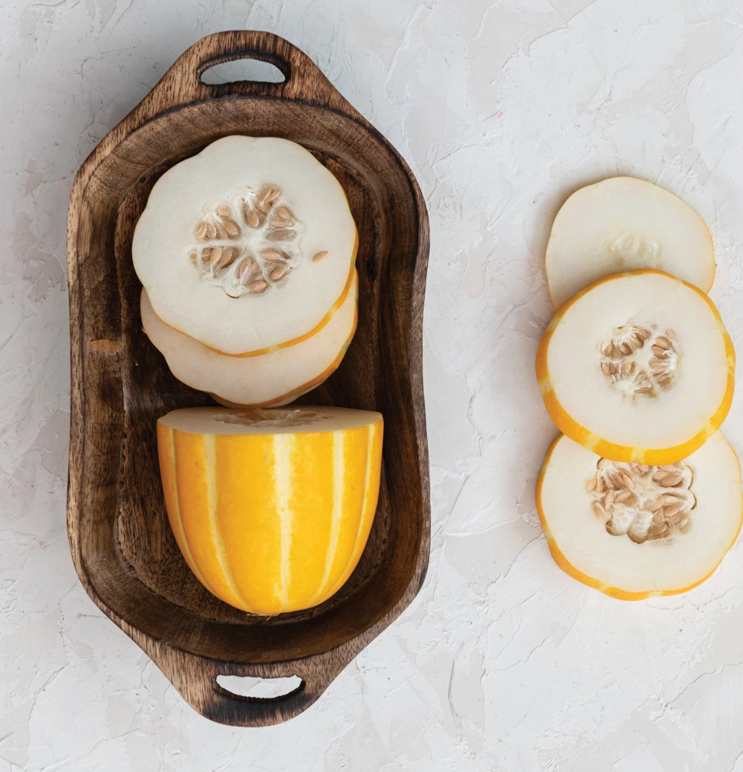 Mango Wood Bowl with Handles