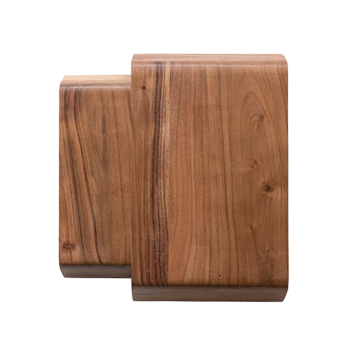 Acacia Wood Nesting Pedestals