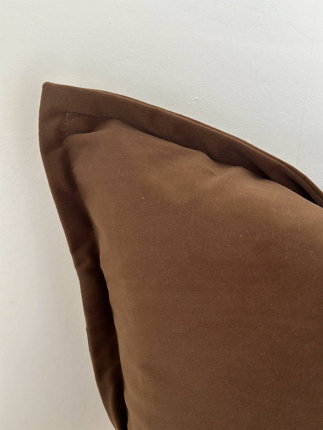 Velvet Dark Brown Pillow