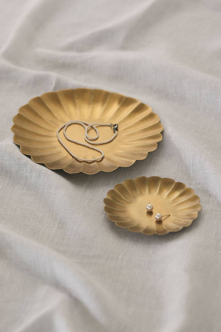 Brass Petal Tray