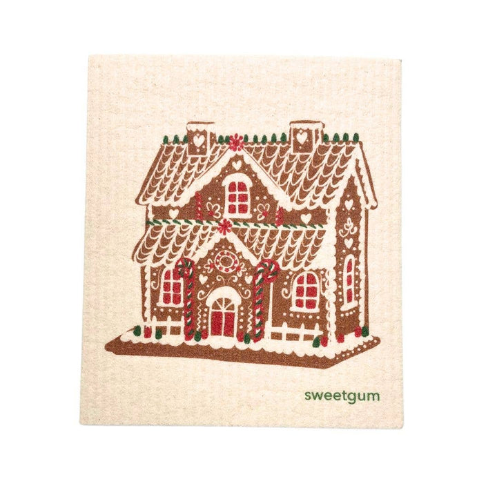 Gingerbread House Swedish Dishcloth | Christmas & wintertime