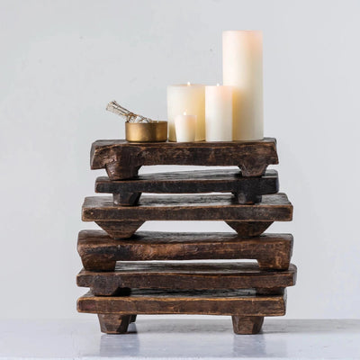 Decorative Wood Pedestal