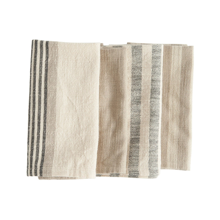 Woven Cotton Striped Napkins