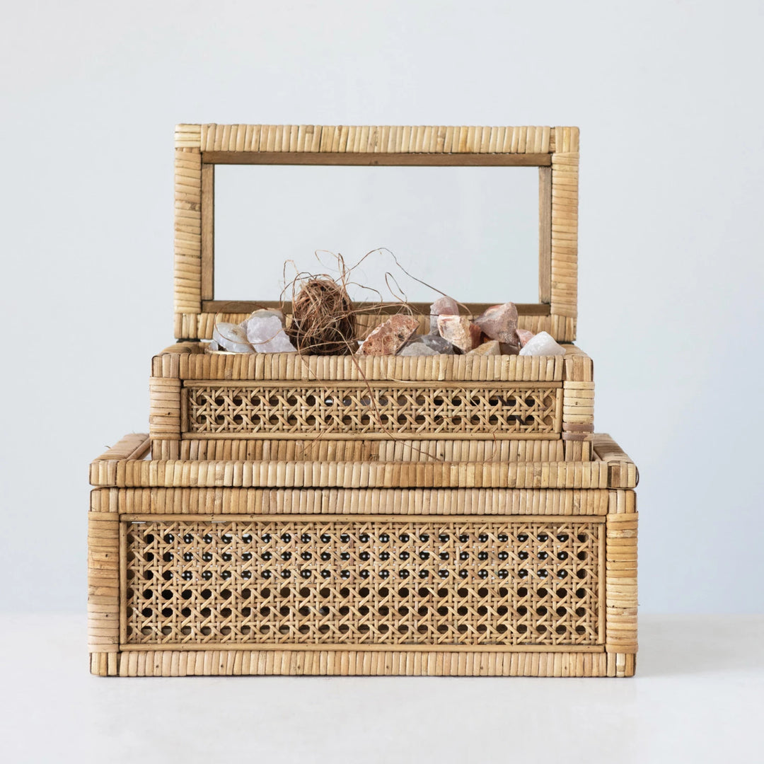 Display Boxes with Glass Lids