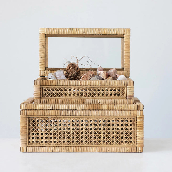 Display Boxes with Glass Lids