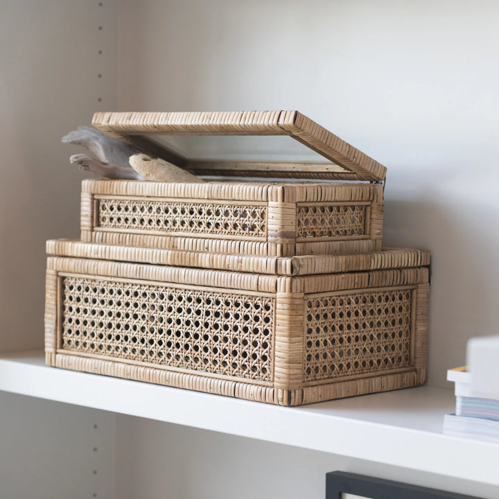Display Boxes with Glass Lids