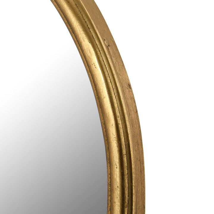 Arched Metal Framed Wall Mirror