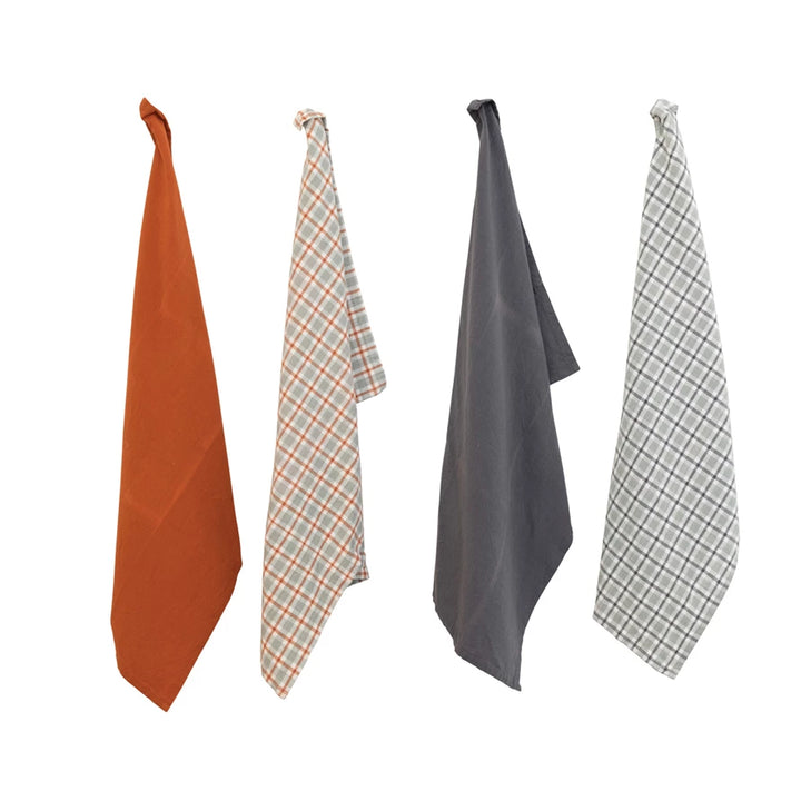 Cotton Tea Towels, Set of 4