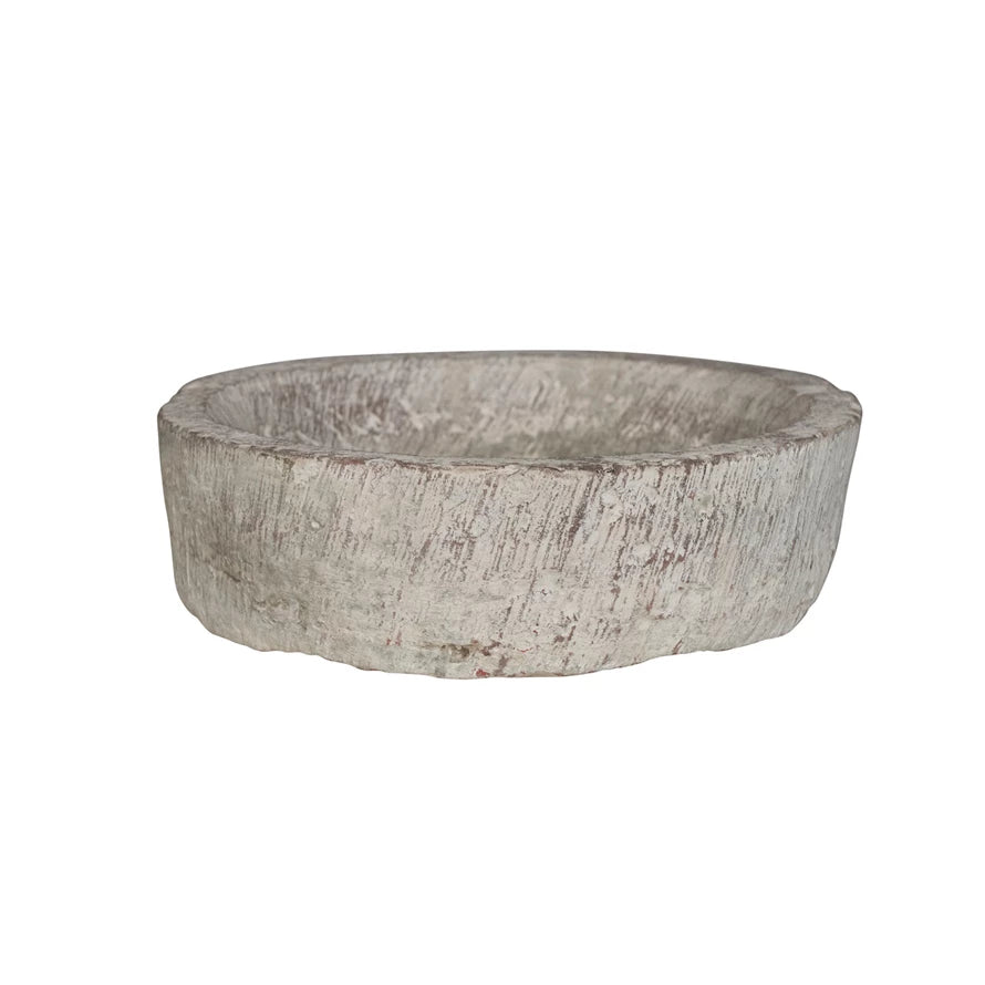 Decorative Stone Vintage Reproduction Bowl