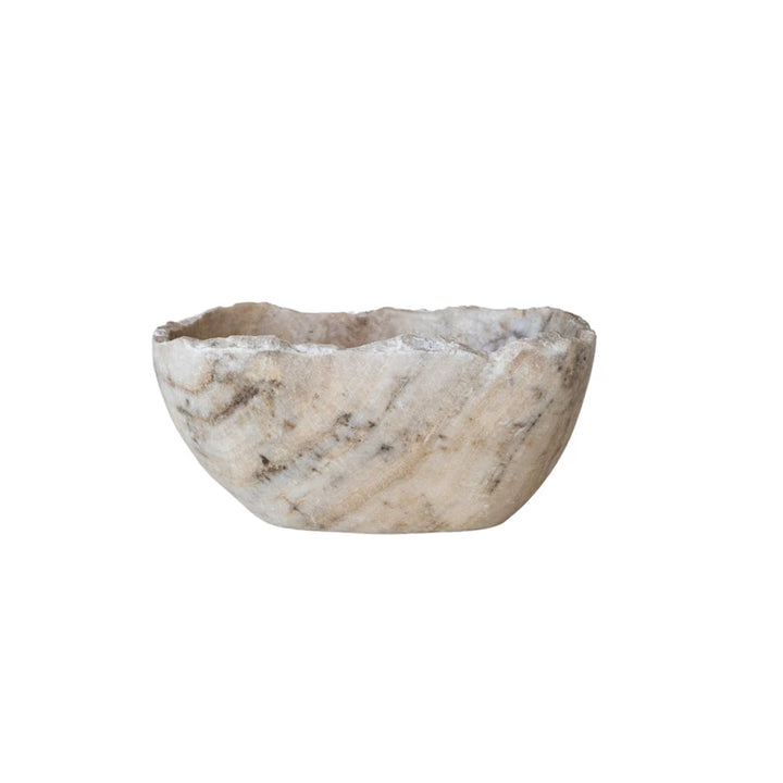 Onyx Bowl with Raw Edge, Natural (Each One Will Vary)