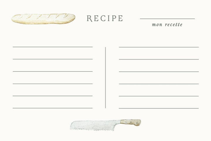 Hand Illustrated Recipe Card Box Set 24