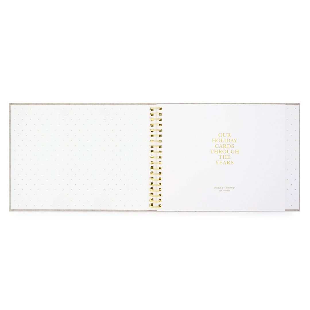 Red Holiday Card Book